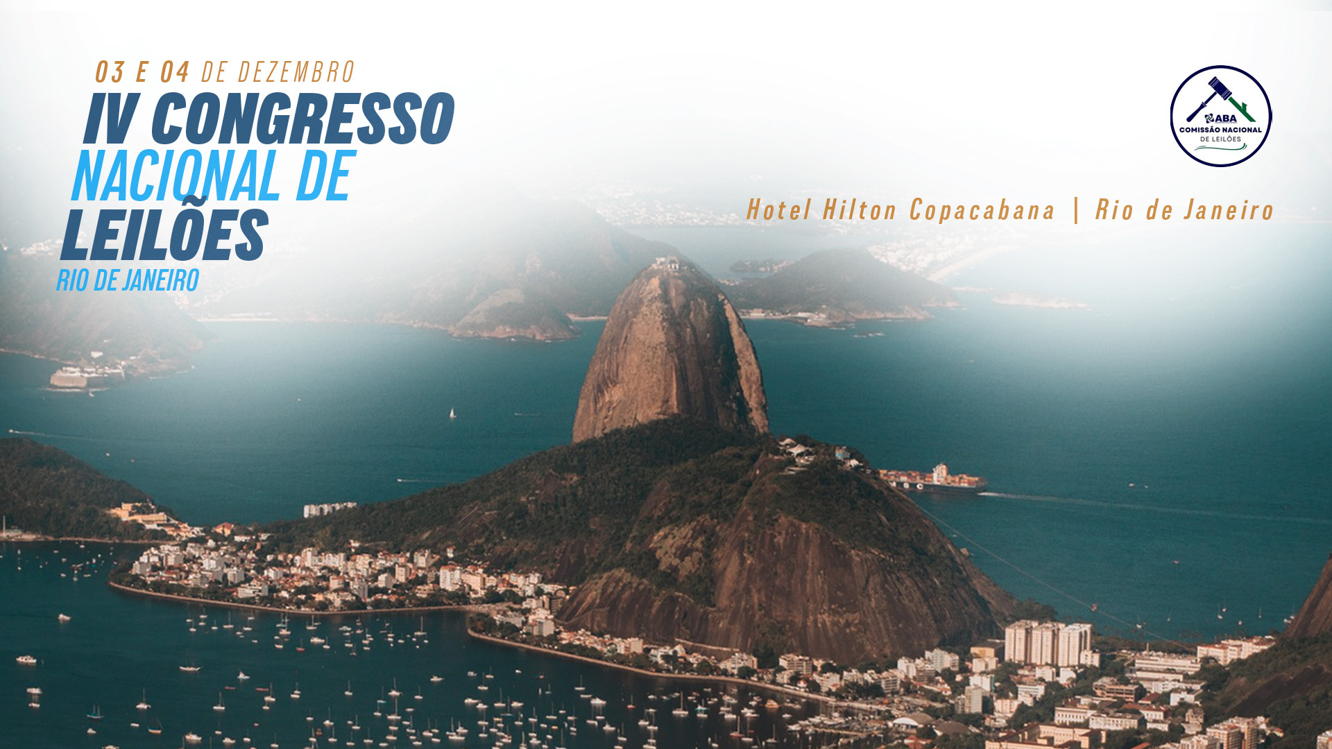 IV Congresso Nacional de Leilões reúne o mercado no Rio de Janeiro, em 3 e 4 de dezembro